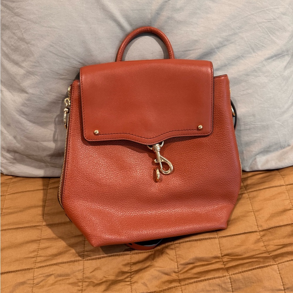 Rebecca Minkoff Rust Leather Backpack